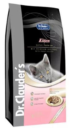 غذای دکتر کلادرز کیتن مرغ مخصوص بچه گربه (15 کیلوگرم) Dr. Clauder's Cat Kitten 15kg